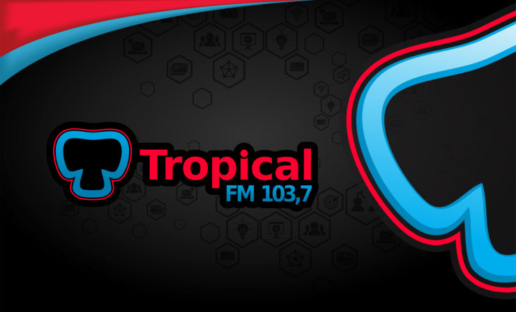 Imagem referente a dobra 'Sobre nós' do site da Tropical FM 103,7